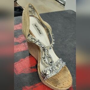 Women's Not Rated size 8 wedge sandels